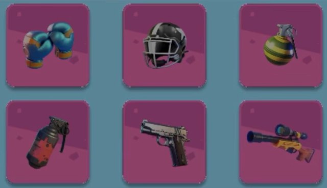The six Trove pieces at Epic quality