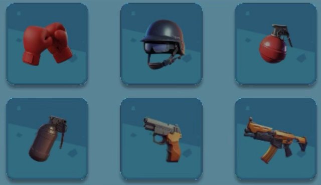The six Trove pieces at Rare quality